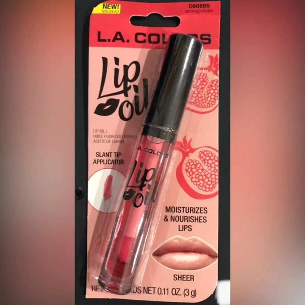 3pack pomegranate, lychee & grapefruit scented moisturizing & nourishing lip oil